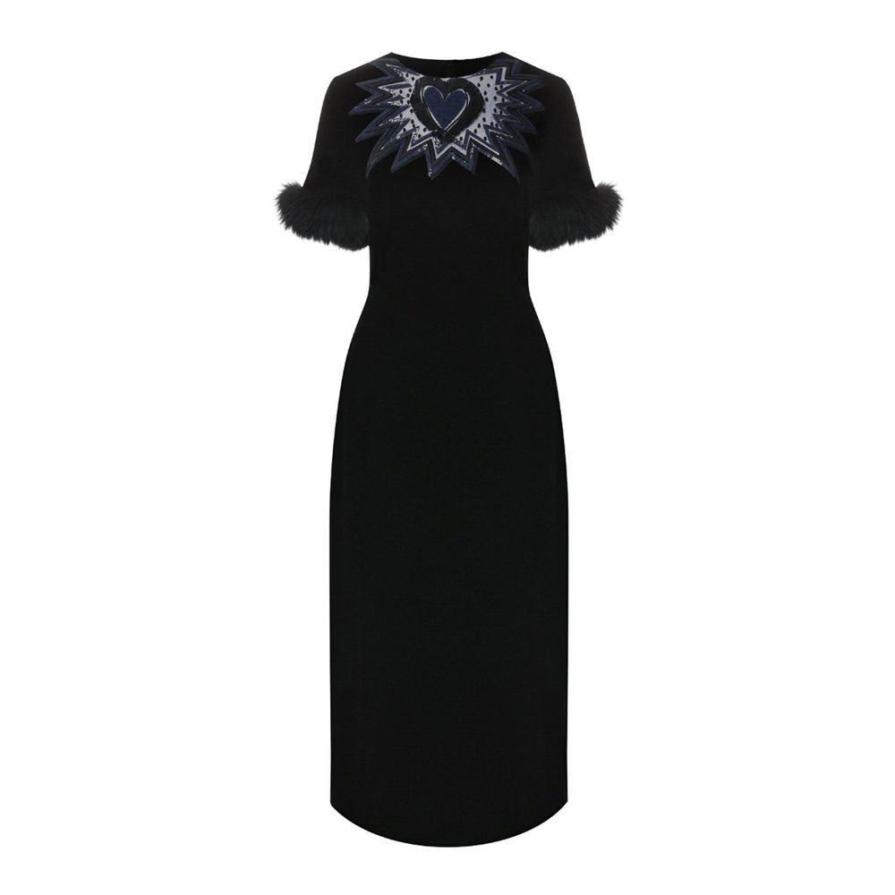 fendi off shoulder dress Fendi Black Viscose Cocktail Dress – JOHNYCARRIBEAN