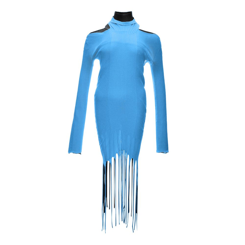 Bottega Veneta Blue Cotton Casual Dress – JOHNYCARRIBEAN