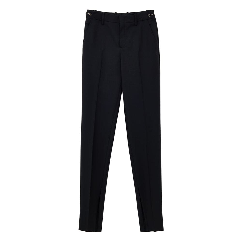 gucci dress pants Gucci Black Wool Dress Pants – JOHNYCARRIBEAN