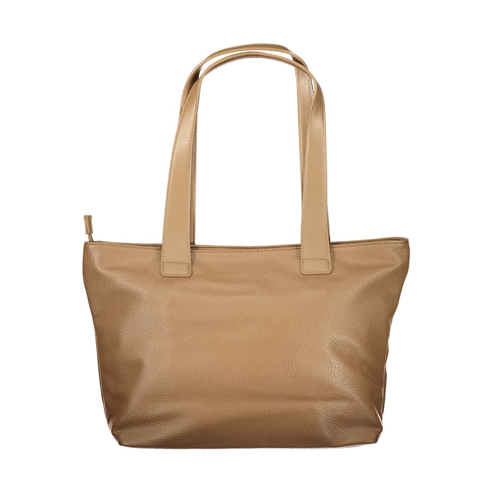 Valentino Brown Polyethylene Handbag