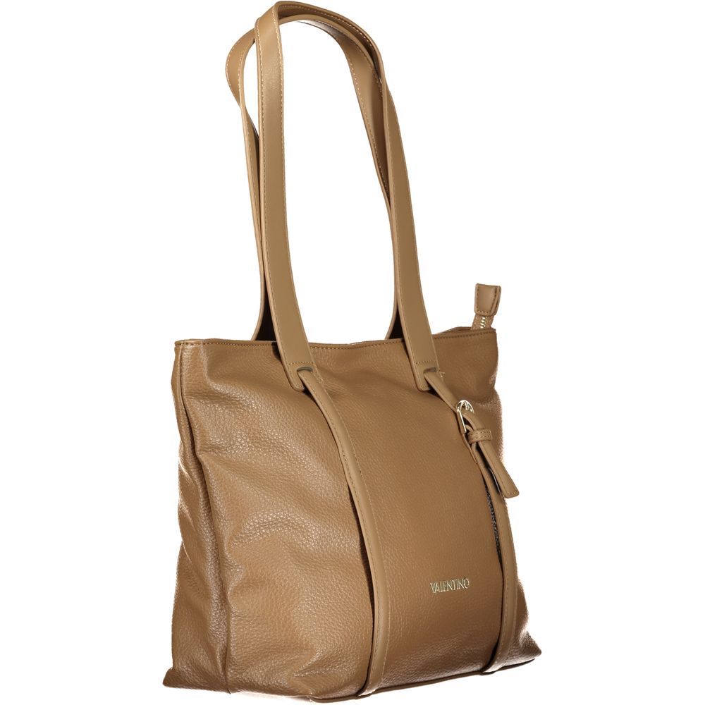 Valentino Brown Polyethylene Handbag