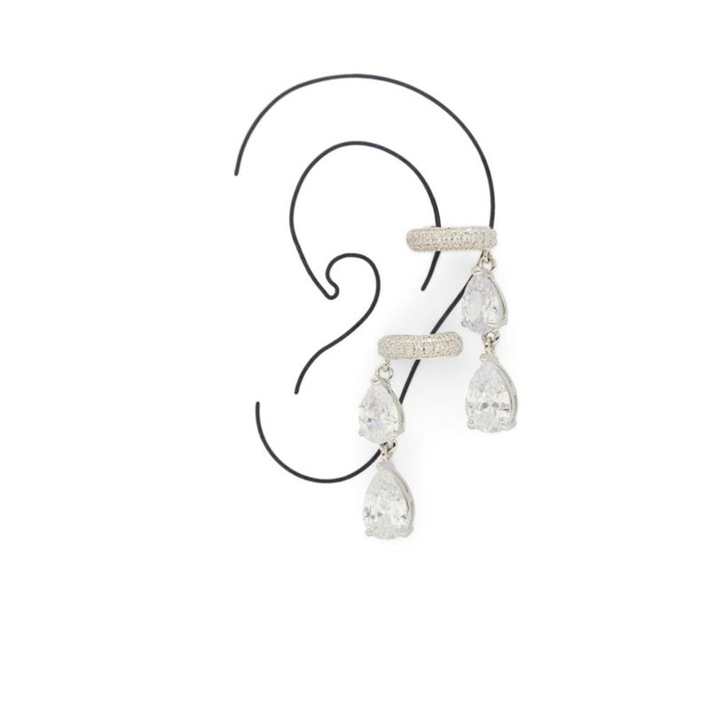 ALDO Silver Elastane Earrings