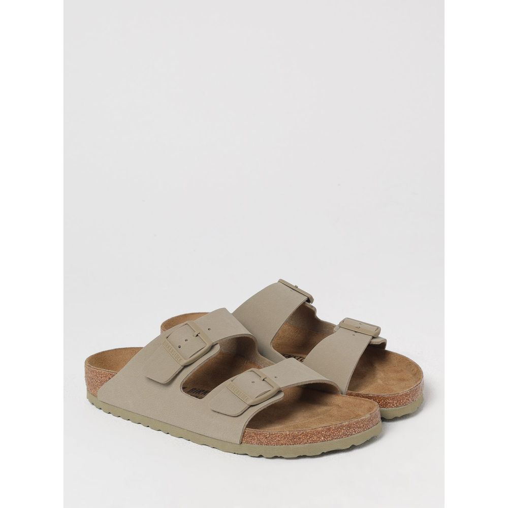 Birkenstock Brown Suede Leather Flat Sandals