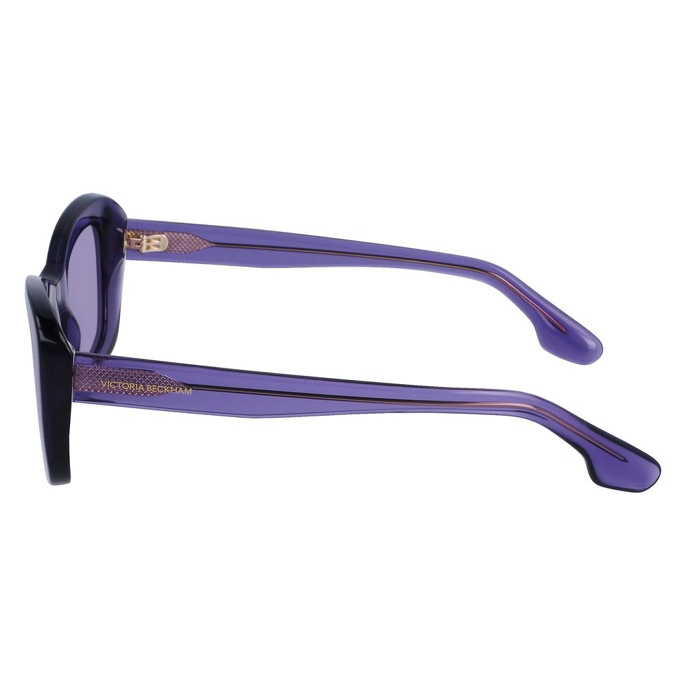 Victoria Beckham Gray Acetate Sunglasses
