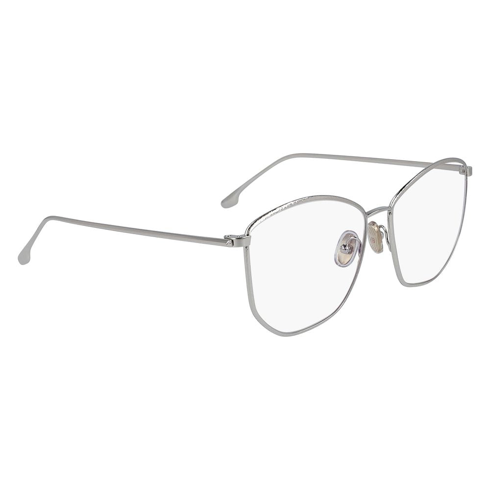 Victoria Beckham Gray Metal Glasses (Frames)
