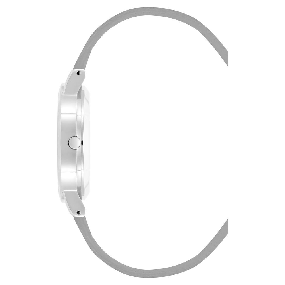 Juicy Couture Silver Plastic Dress Watch