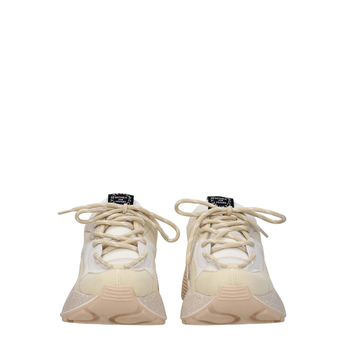 Stella McCartney Beige Leather Chunky Sneakers