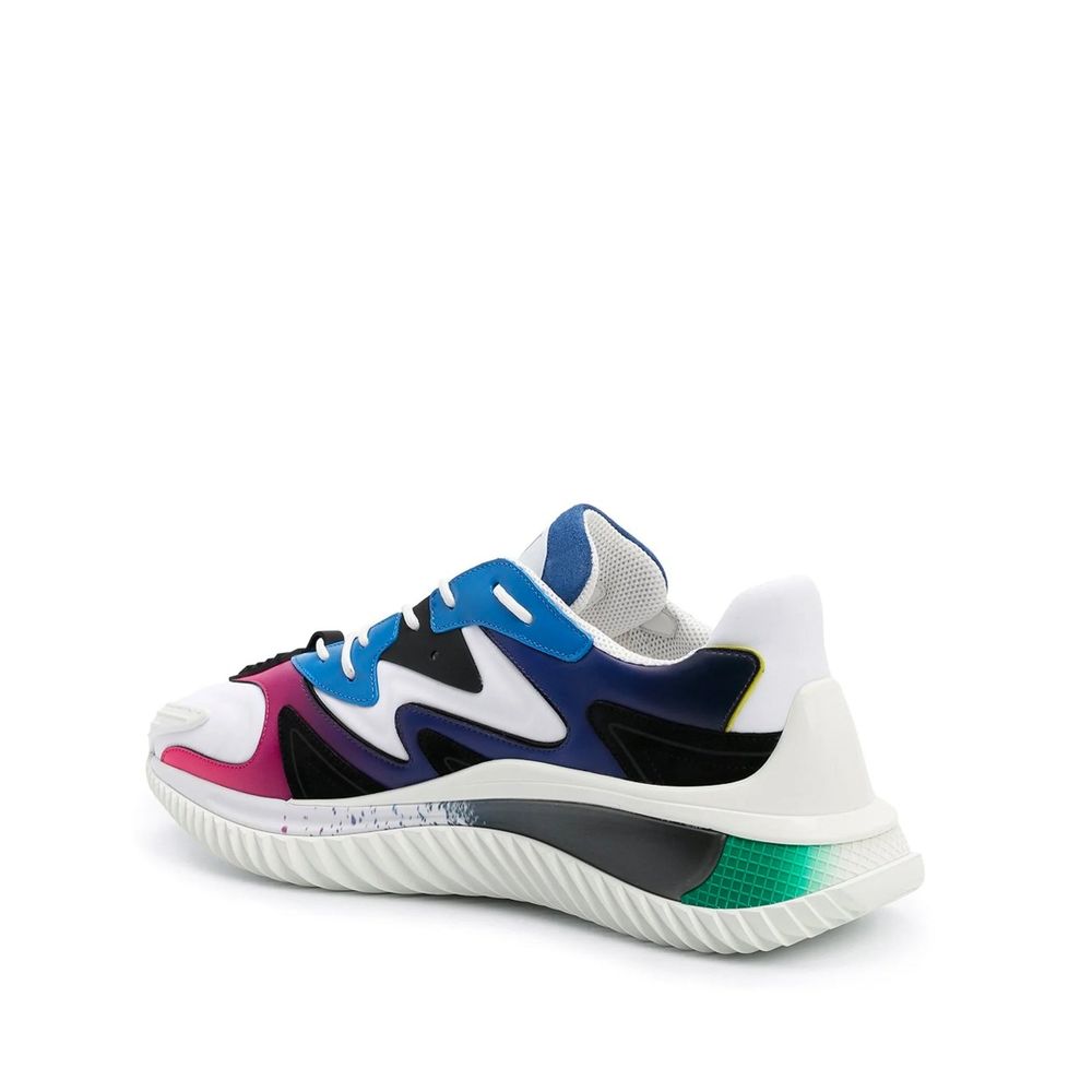 Valentino Garavani White Fabric Athletic Sneakers