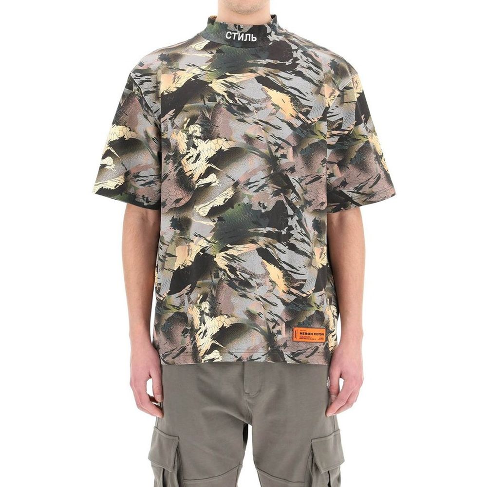 Heron Preston Bicolor Cotton T-Shirt
