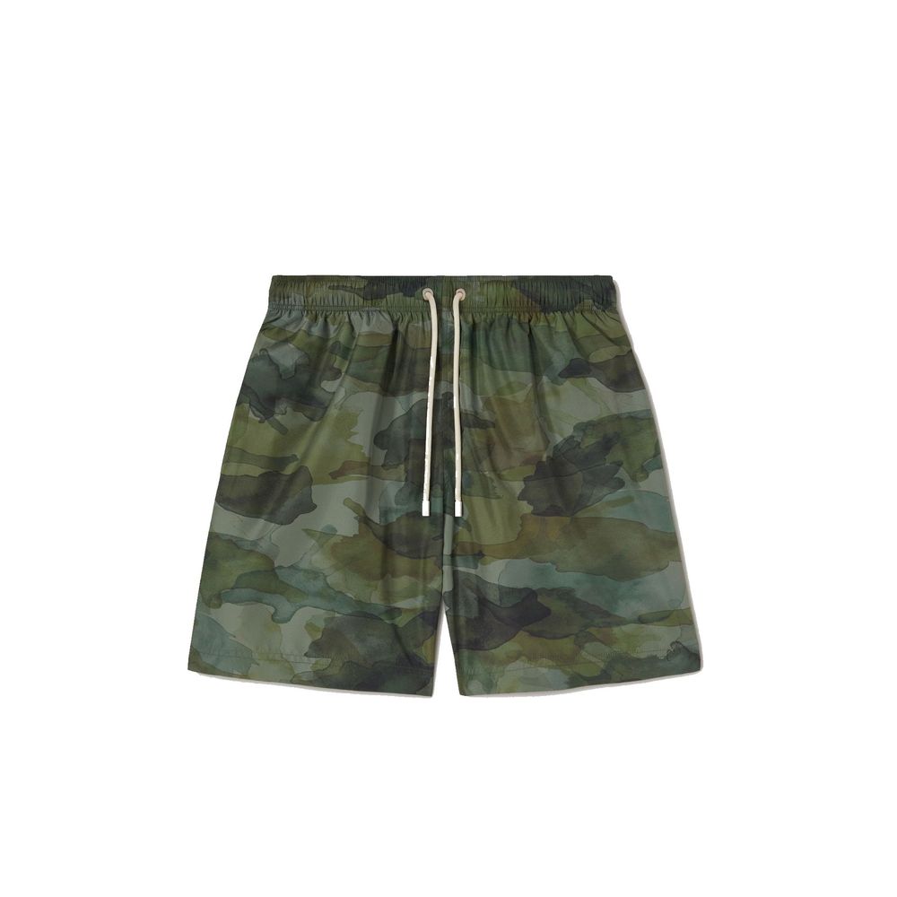 Palm Angels Bicolor Polyester Short And Mini Shorts