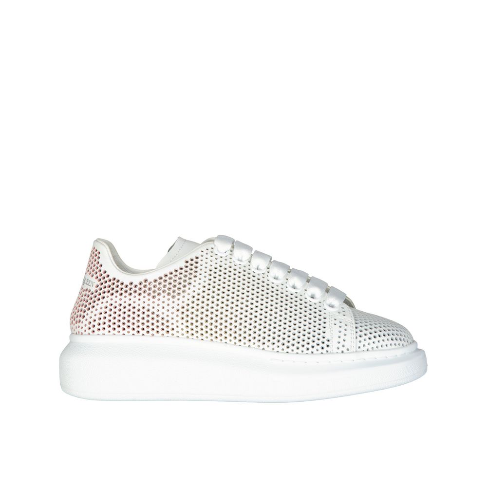Alexander McQueen White Calfskin Low Top Sneakers