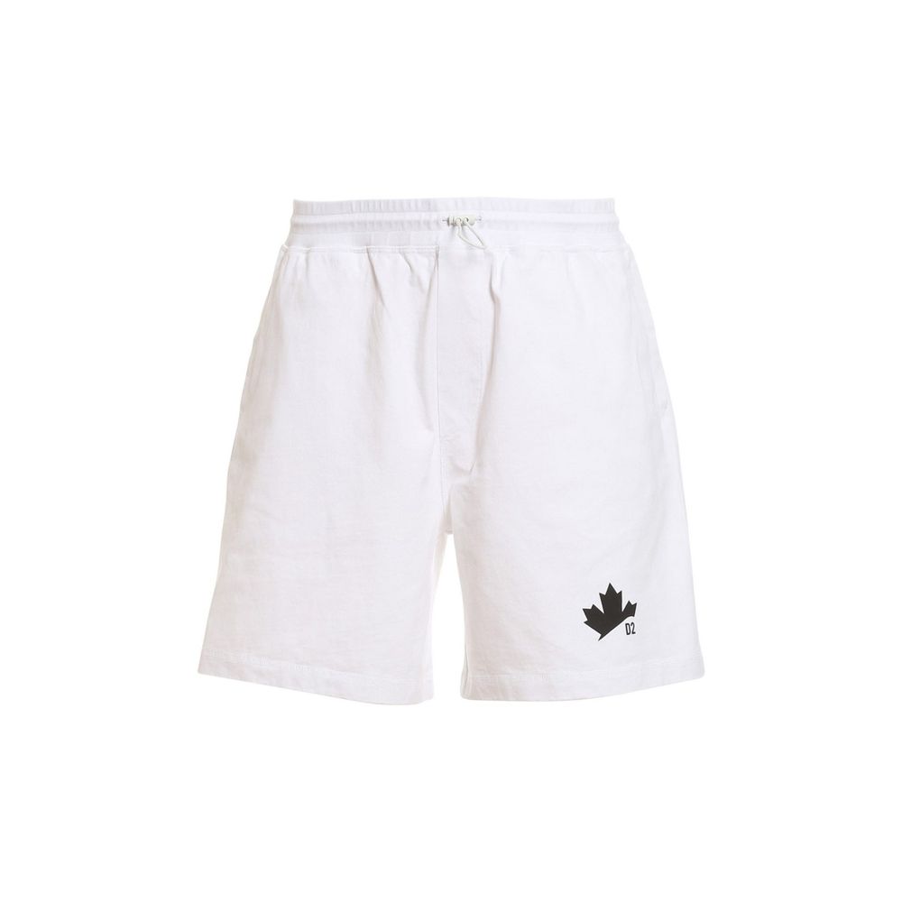 Dsquared² White Cotton Shorts