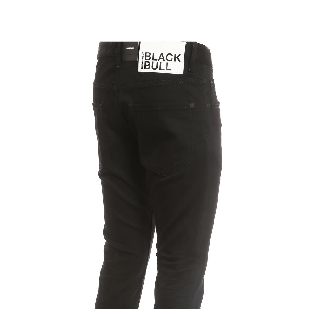 Dsquared² Black Cotton Skinny Jeans