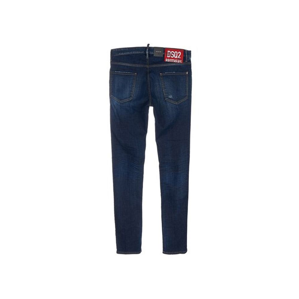 Dsquared² Blue Cotton Skinny Jeans