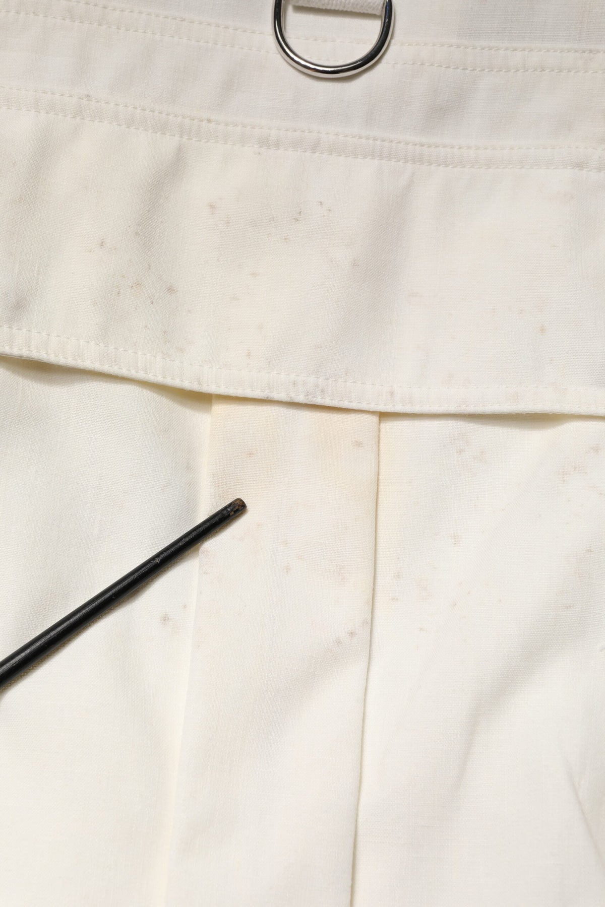 Dolce & Gabbana White Cotton Cargo Men Vest Coat Jacket