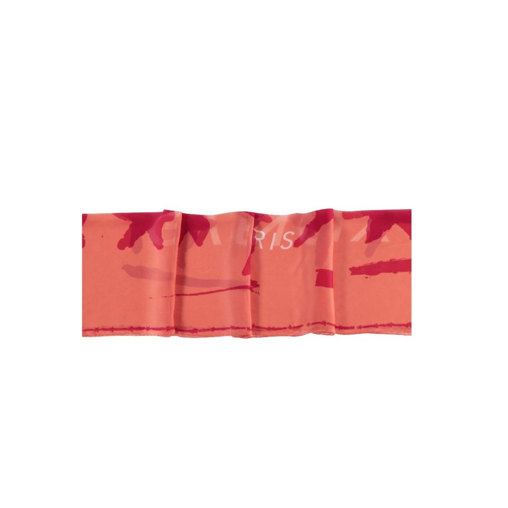 Givenchy Orange Silk Scarf
