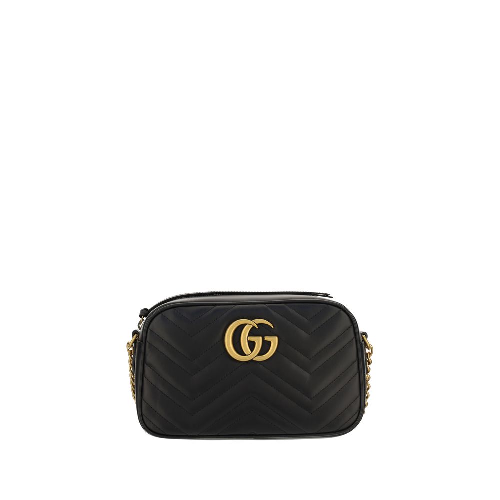 Gucci Black Calf Leather Bos Taurus Shoulder Bag