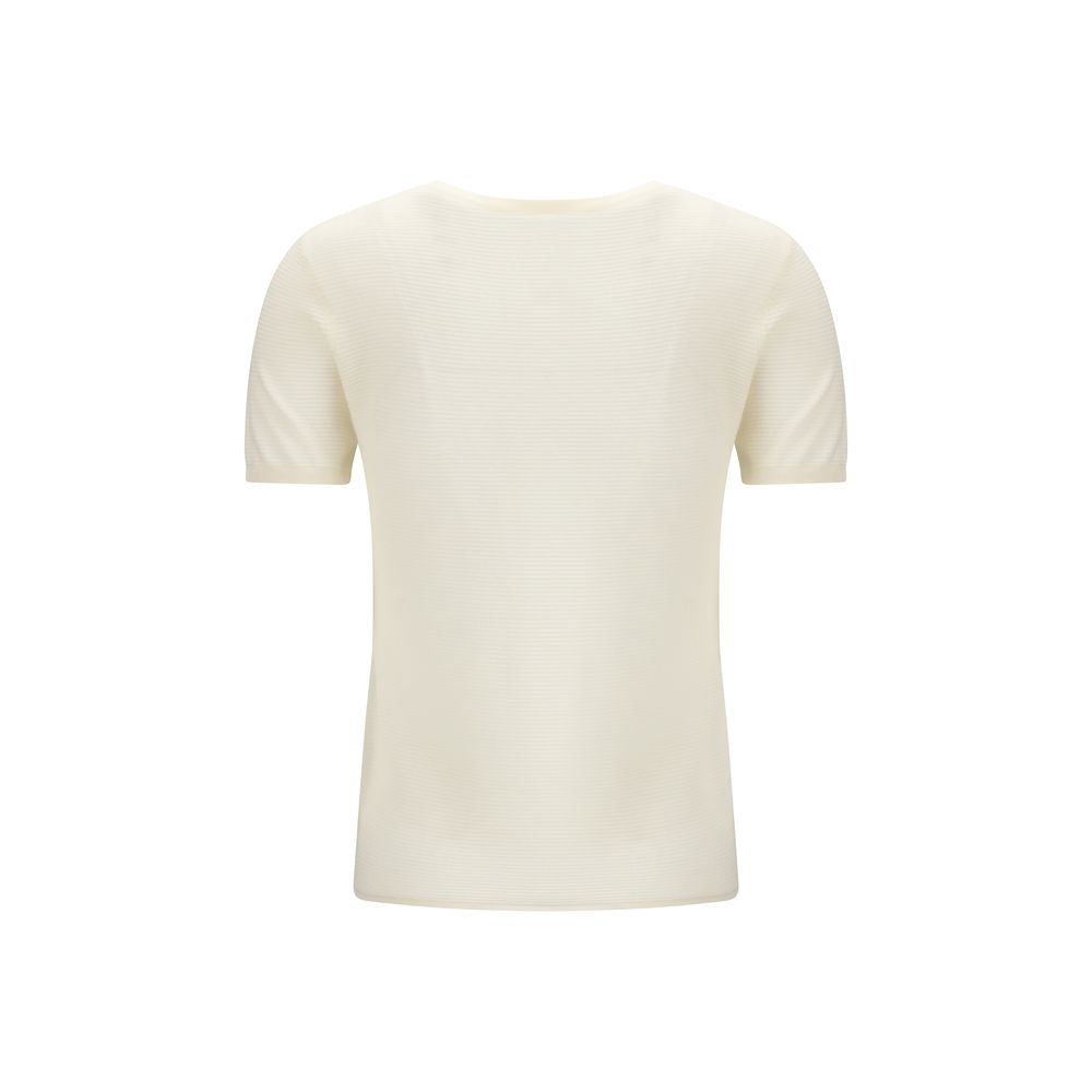 Lisa Yang White Cashmere T-Shirt