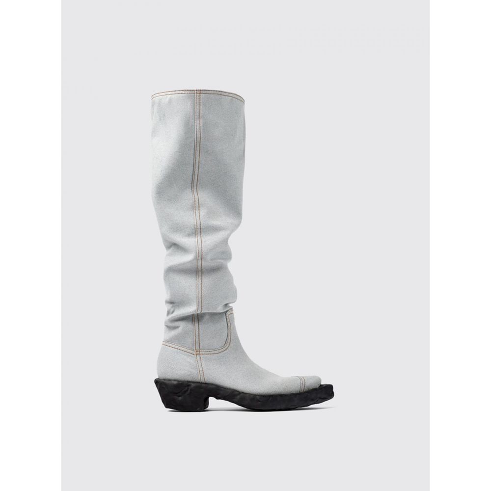 Camperlab Blue Denim And Rubber Ankle Boots