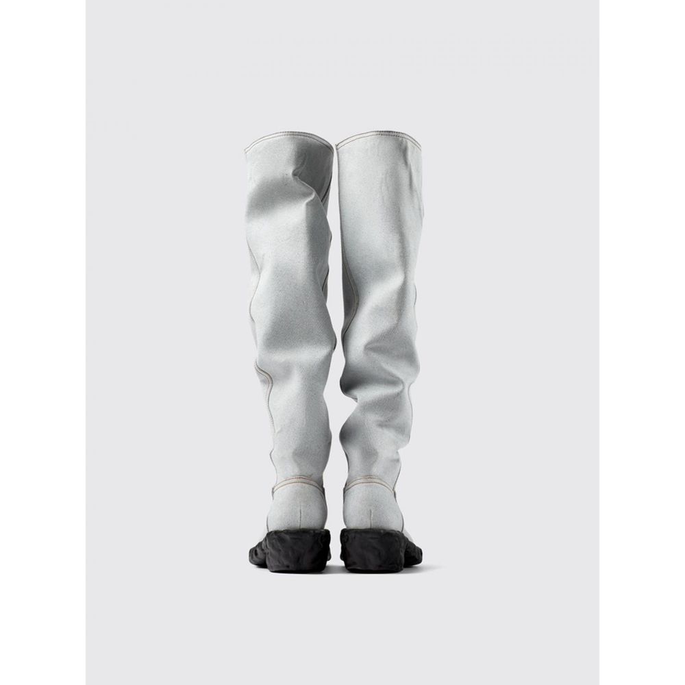 Camperlab Blue Denim And Rubber Ankle Boots