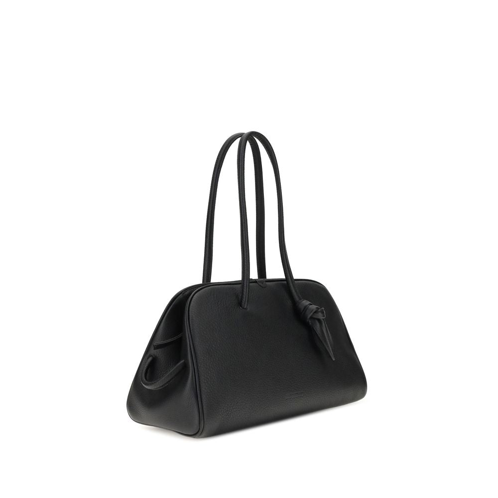 Jacquemus Black Calf Leather Bos Taurus Handbag