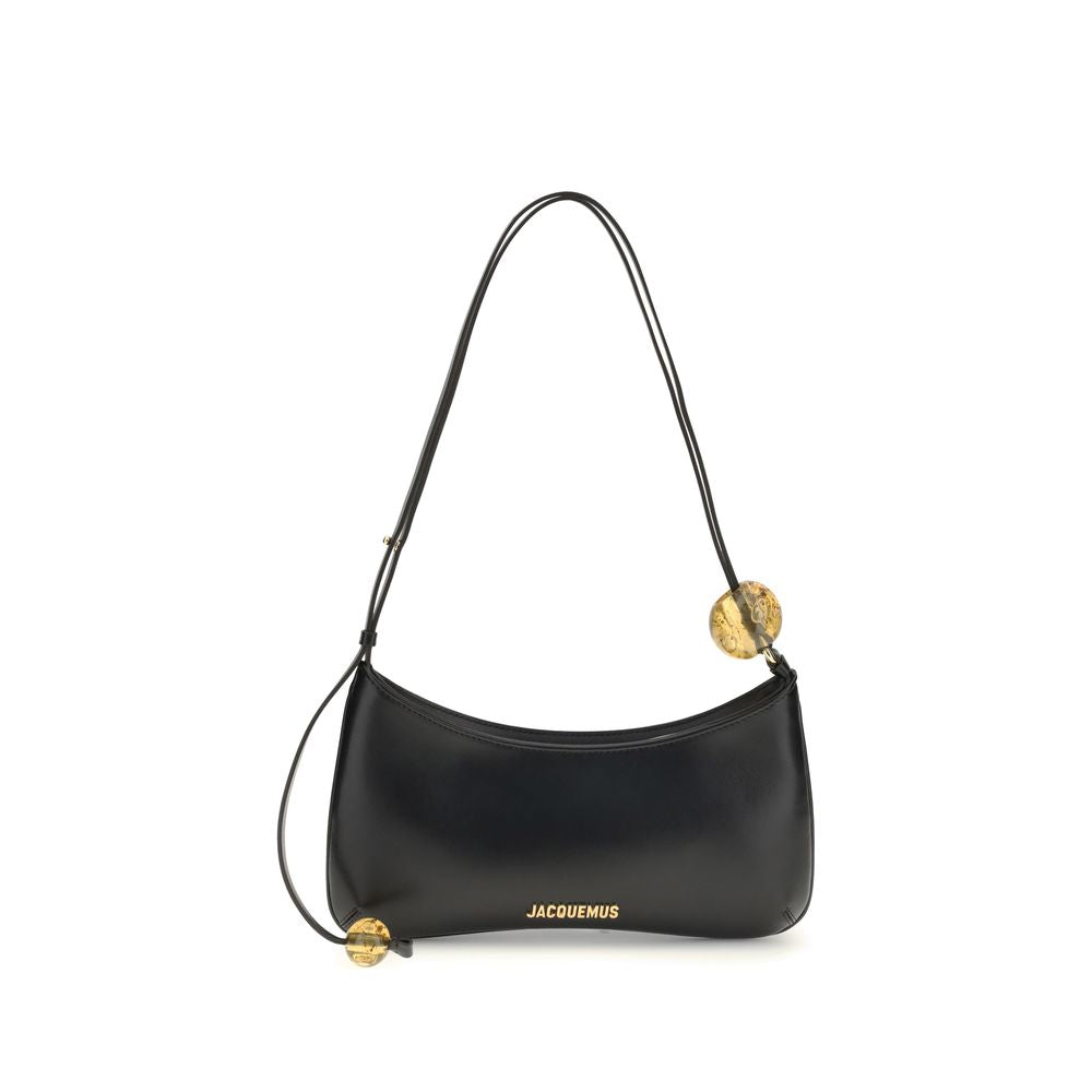 Jacquemus Black Calf Leather Bos Taurus Shoulder Bag