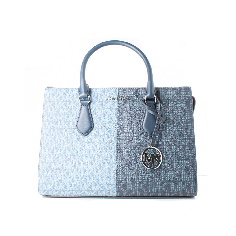 Michael Kors Blue Canvas Handbag