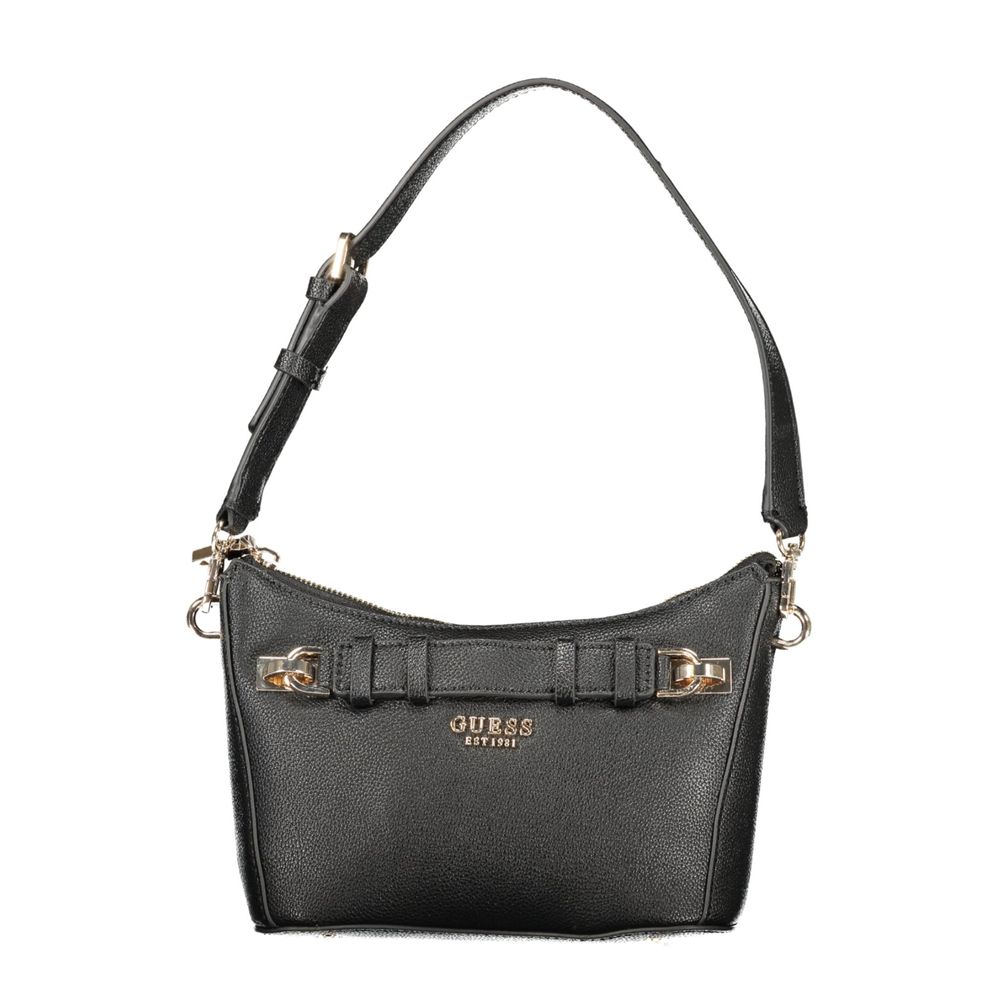 Guess Jeans Black Polyethylene Handbag