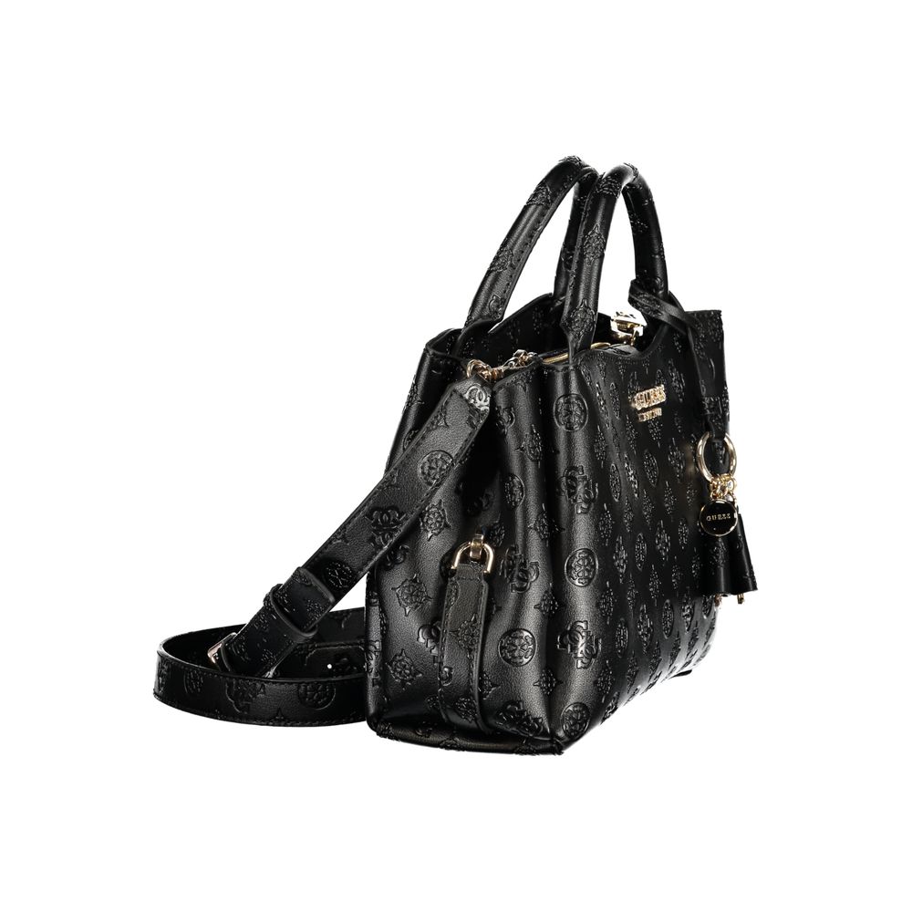 Guess Jeans Black Polyethylene Handbag