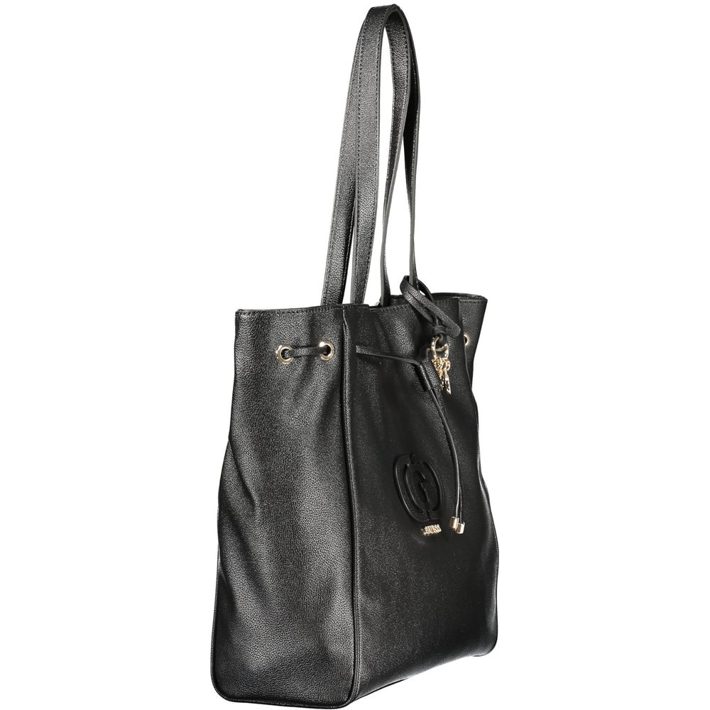 Guess Jeans Black Polyethylene Handbag