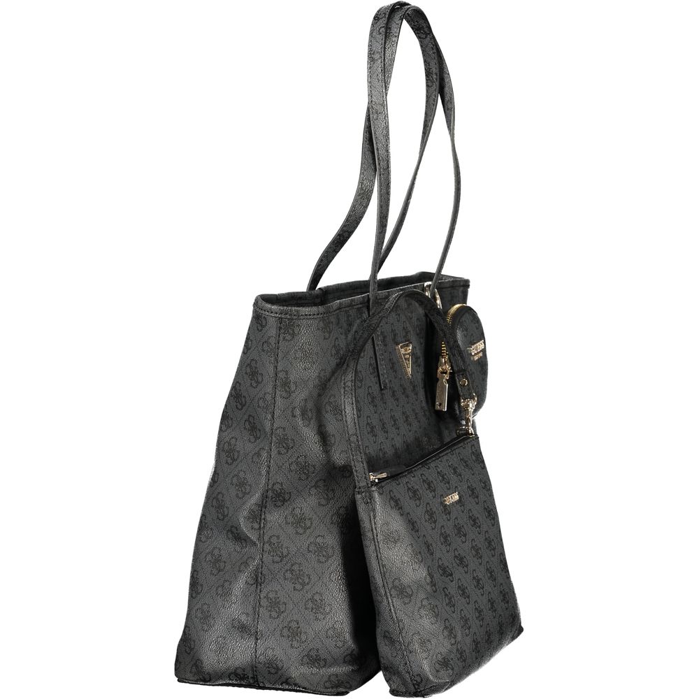 Guess Jeans Gray Polyethylene Handbag