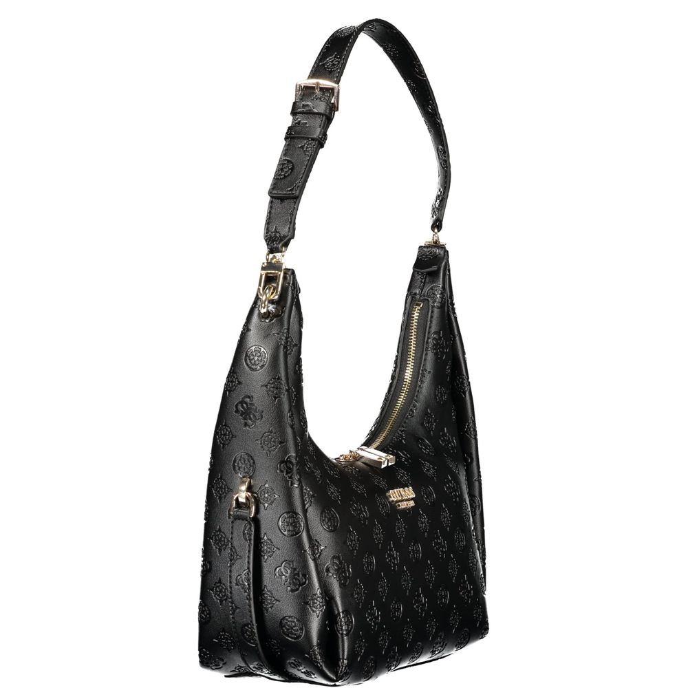 Guess Jeans Black Polyethylene Handbag