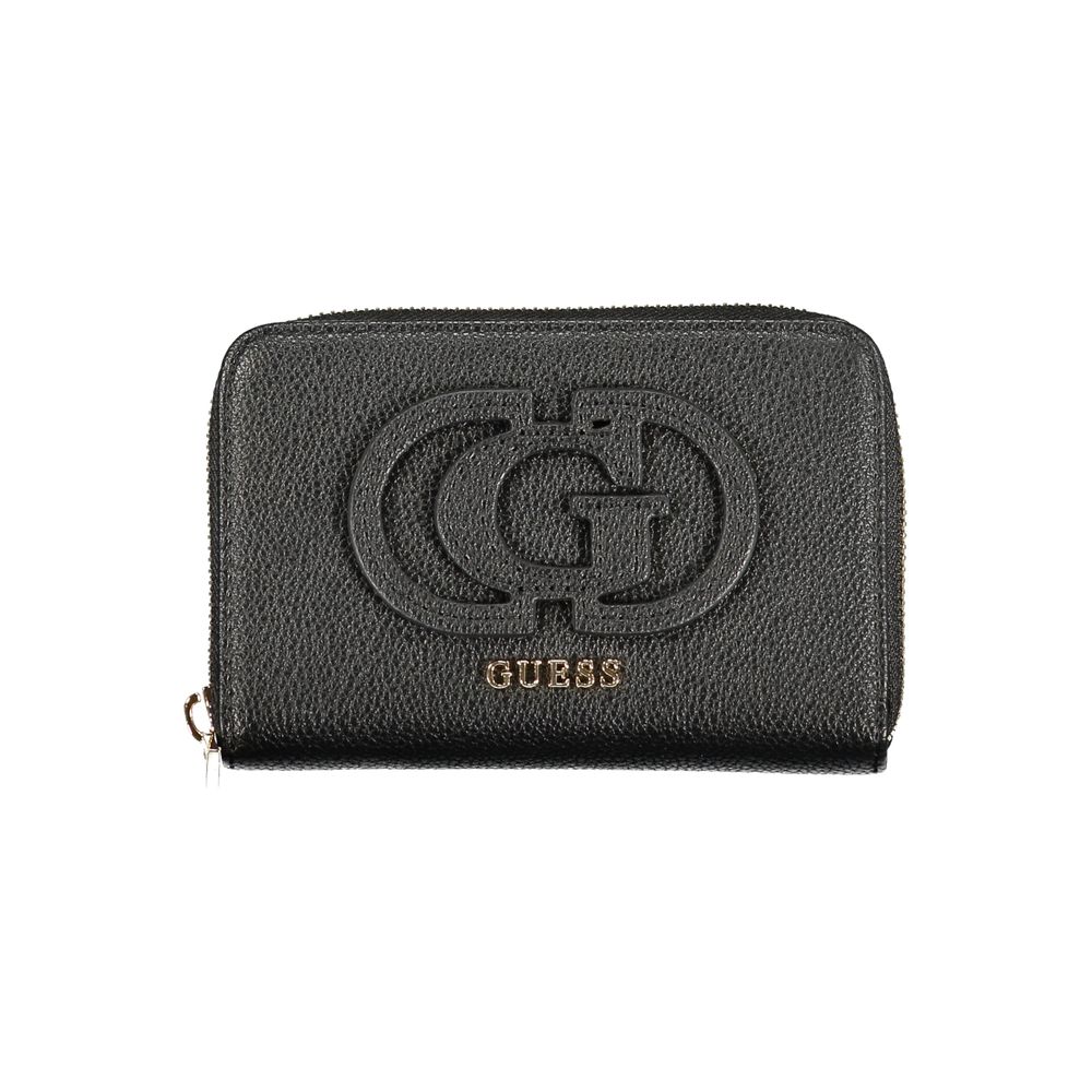 Guess Jeans Black Polyethylene Wallet