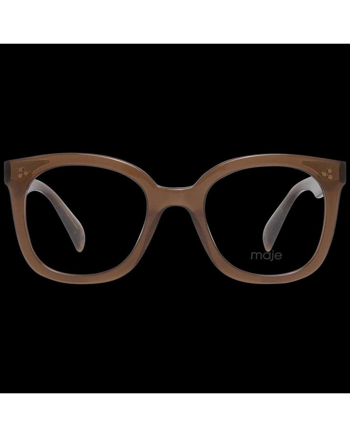 Maje Brown Plastic Glasses (Frames)