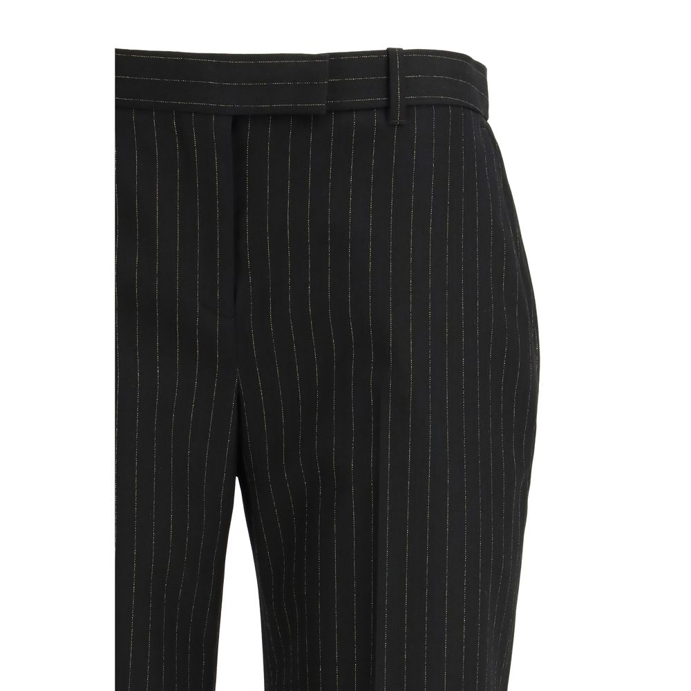 Alexander McQueen Black Wool Dress Pants