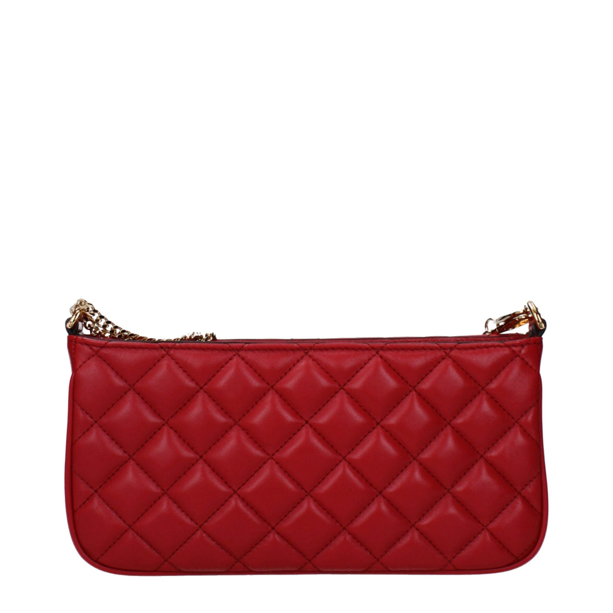 Versace Red Leather Crossbody Bag