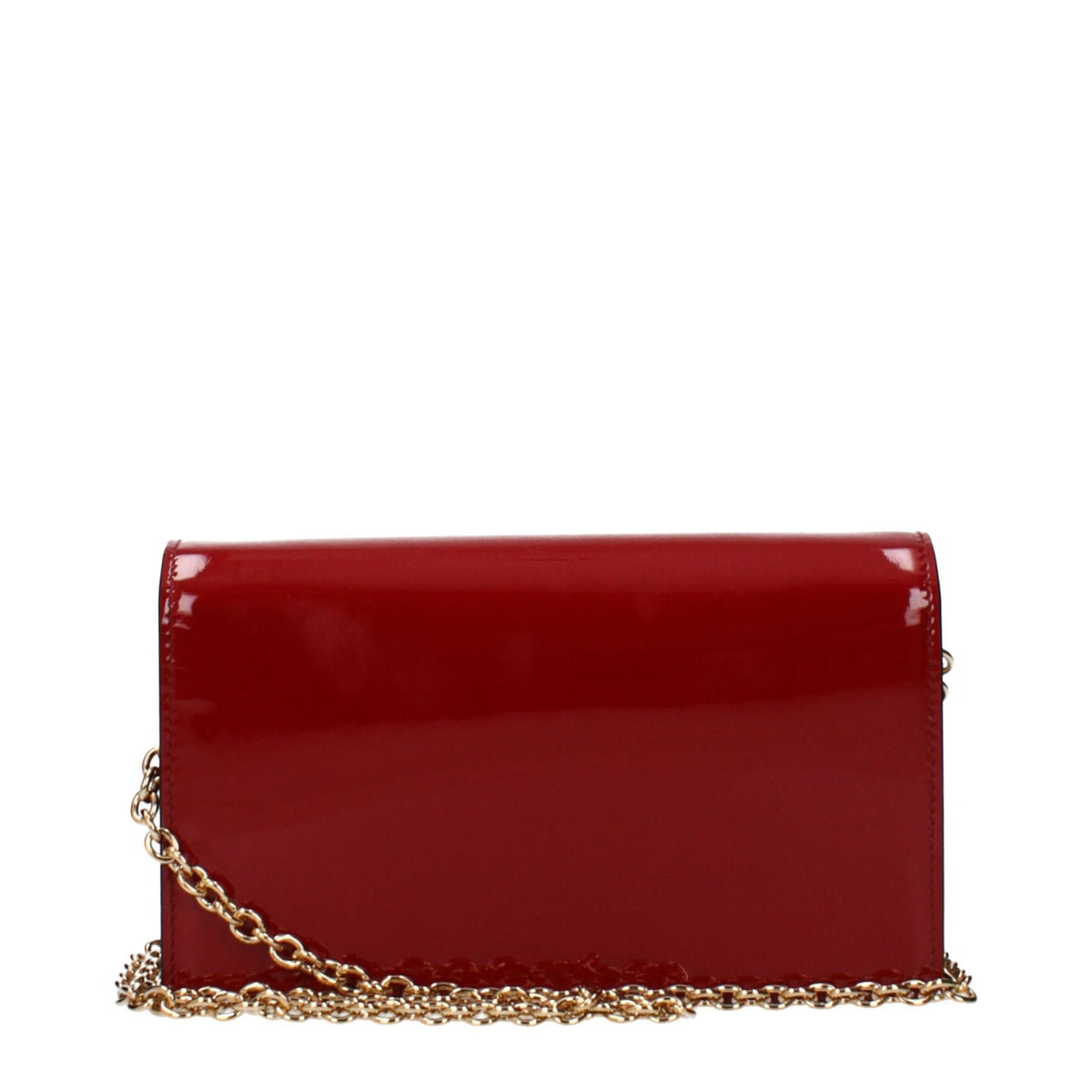 Versace Red Leather Clutch Bag