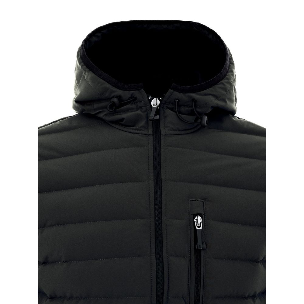 Moose Knuckles Black Cotton Coat