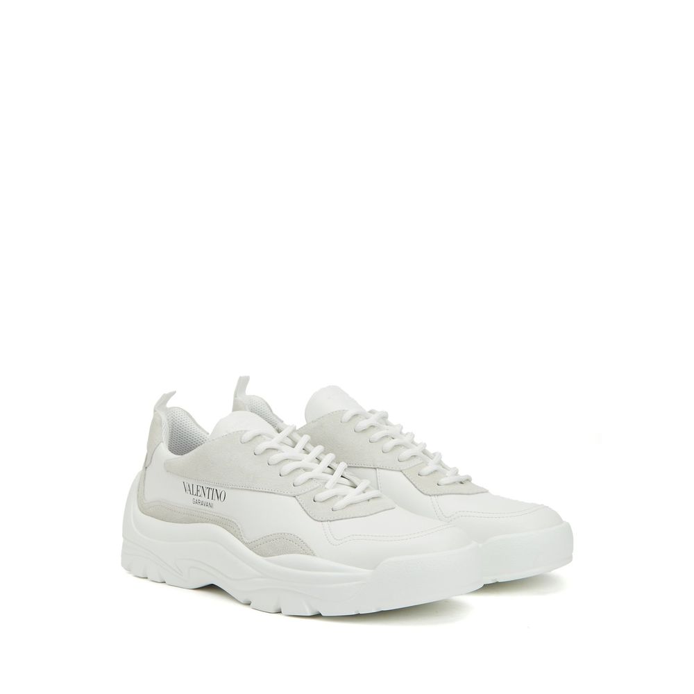Valentino Garavani White Leather Chunky Sneakers