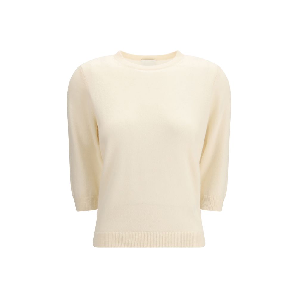Allude Beige Cashmere Sweater