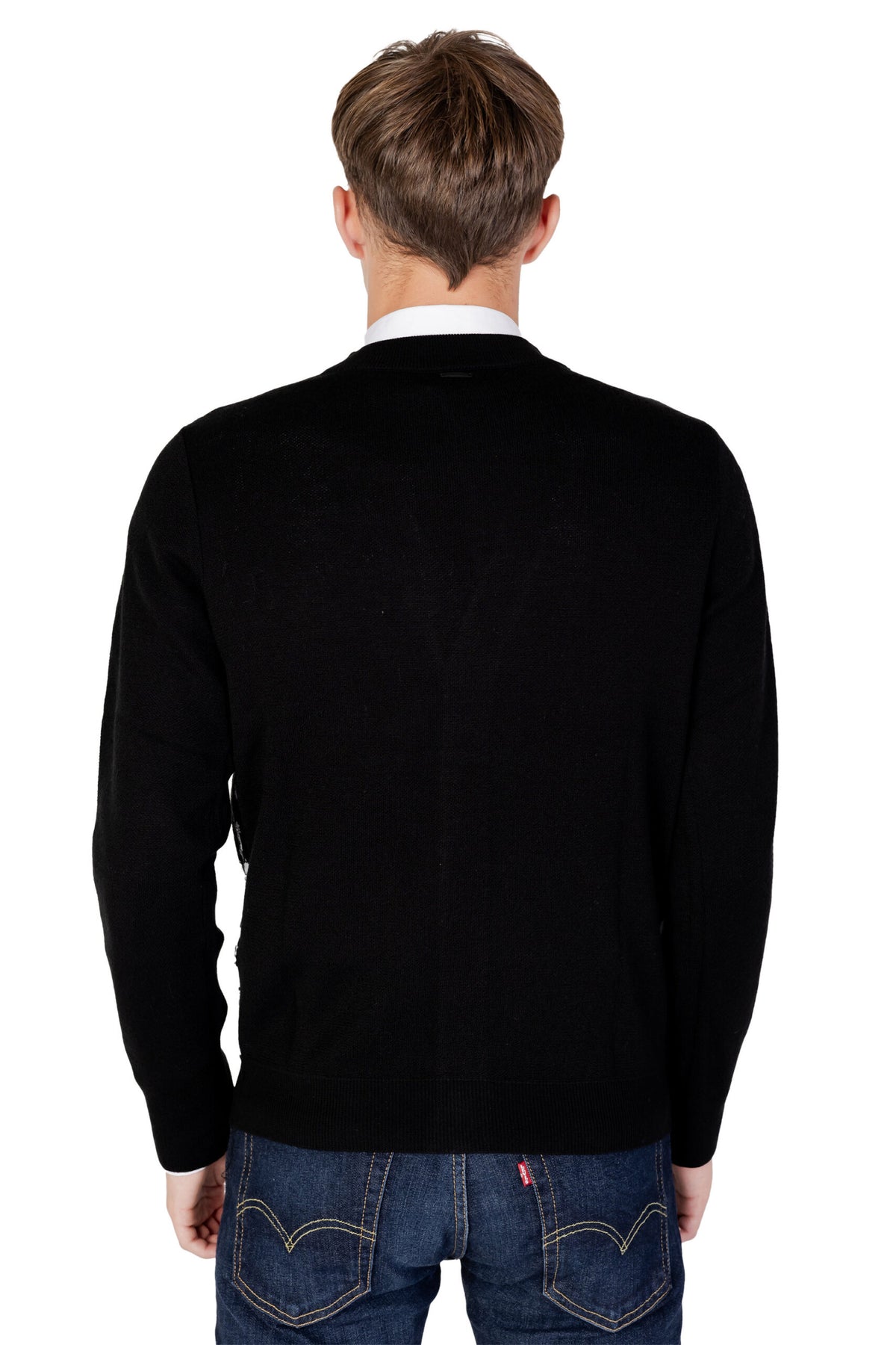 Antony Morato Black Wool Cardigan