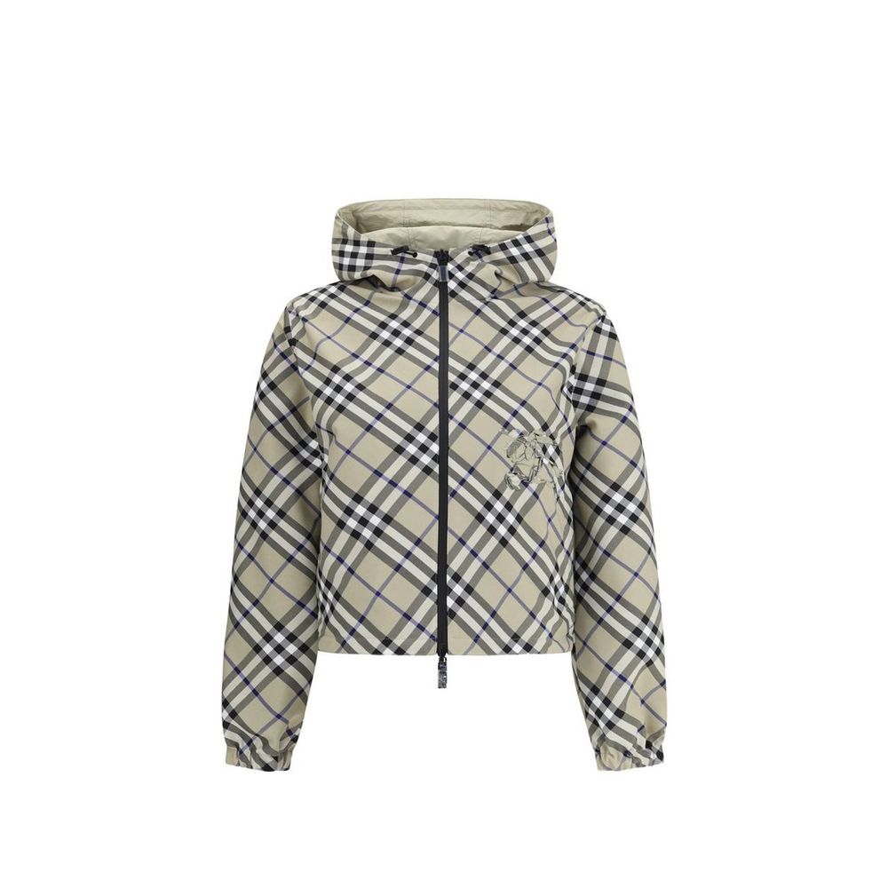 Burberry Gray Polyamide Shell Jacket