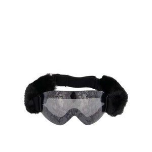Dolce & Gabbana Black Fur Sunglasses