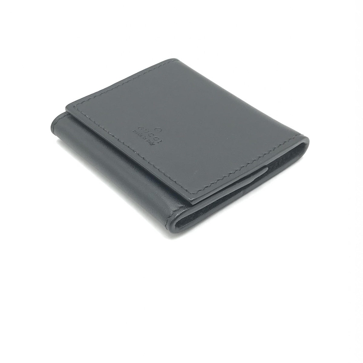 Gucci Compact Leather Wallet With Sleek Design