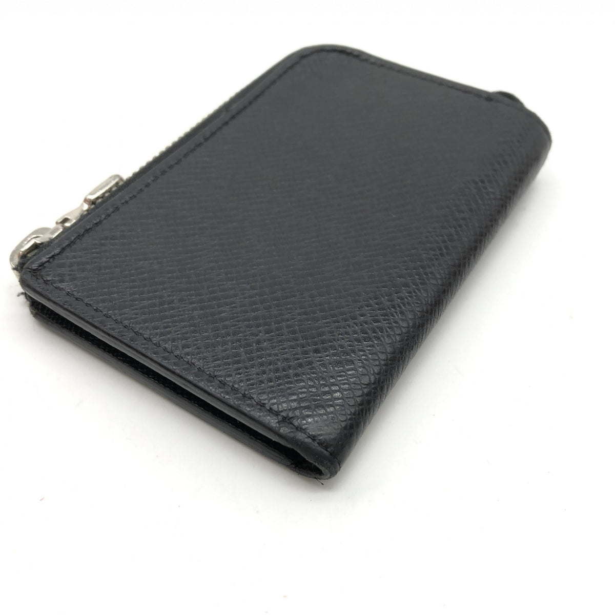 Louis Vuitton Taiga Zippy Coin Purse In Black