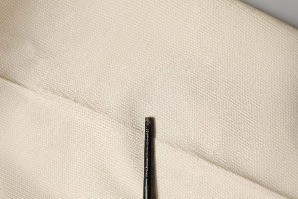 Dolce & Gabbana Ivory Wool Mid Waist Cropped Trouser Pants