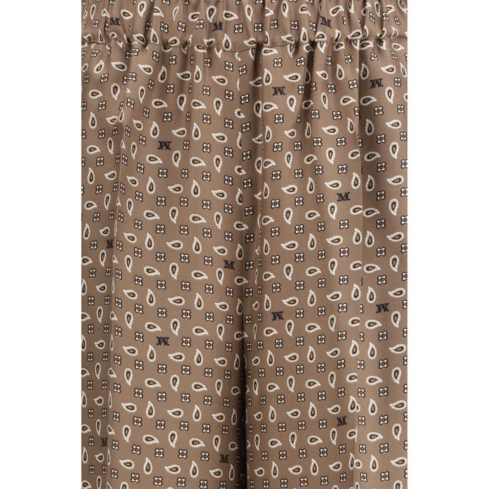 Max Mara Multicolor Silk Pants