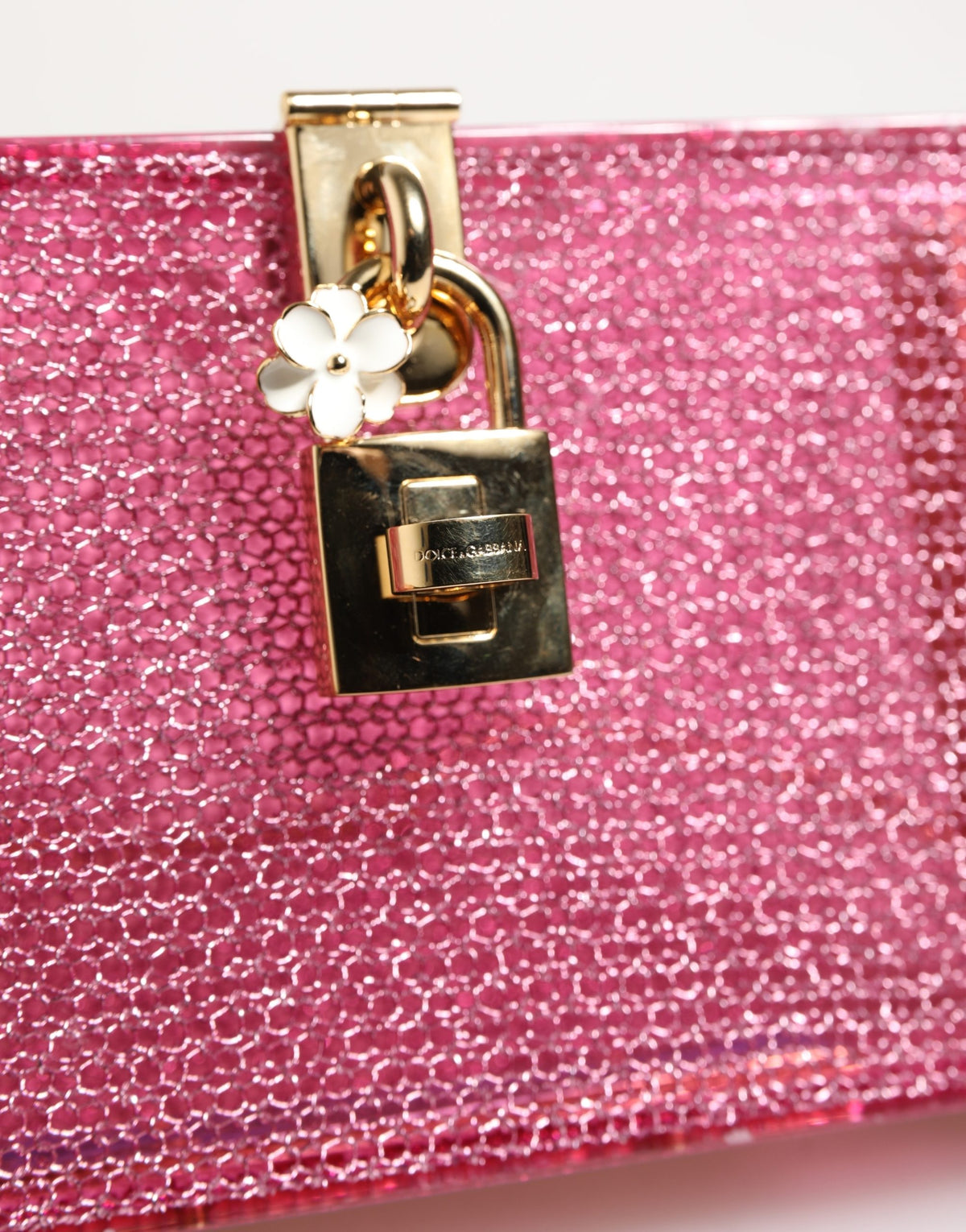 Dolce & Gabbana Pink DOLCE BOX Clutch Crossbody Women Evening Borse Bag