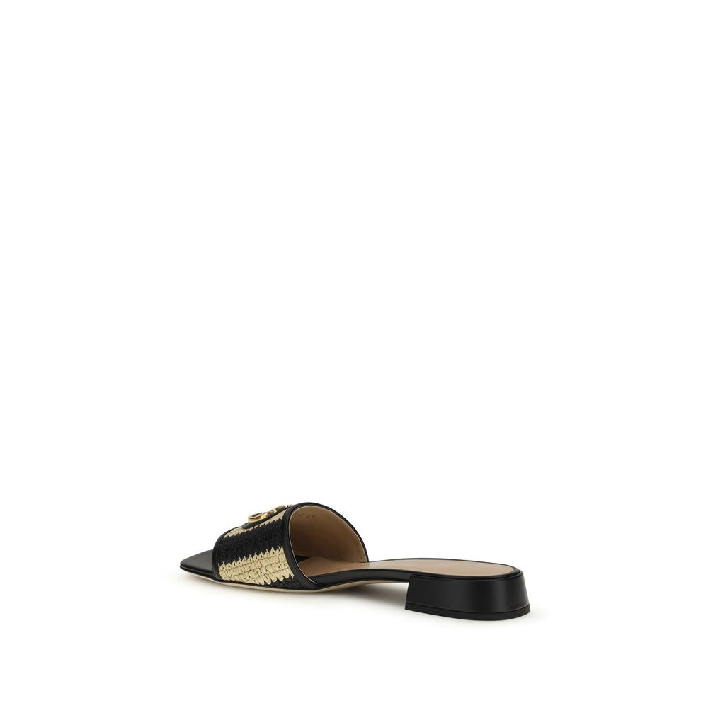 Valentino Garavani Multicolor Calf Leather Bos Taurus Sandals