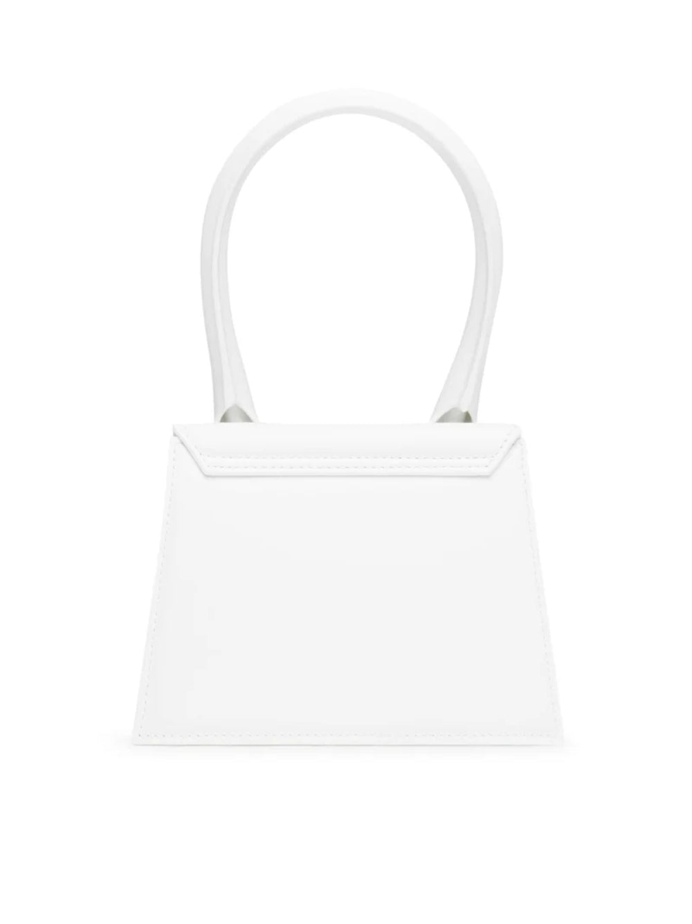 Jacquemus White Leather Le Chiquito moyen bag